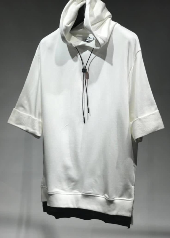 Кофта белая с коротким рукавом MFStore Изображение Кофта белая с коротким рукавом MFStore