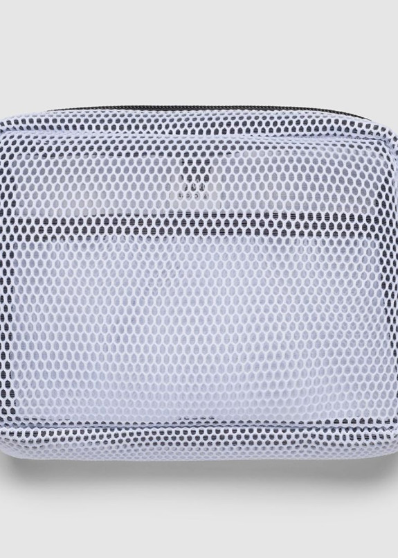 Прозрачная белая сумка на пояс бананка квадратной формы Изображение Прозрачная белая сумка на пояс бананка квадратной формы