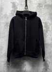 Худі оверсайз на флісі з блискавкою чорне MFStore Изображение Худі оверсайз на флісі з блискавкою чорне MFStore