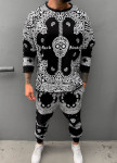 Костюм мужской с принтом орнамента и черепом Mfstore Изображение Костюм мужской с принтом орнамента и черепом Mfstore