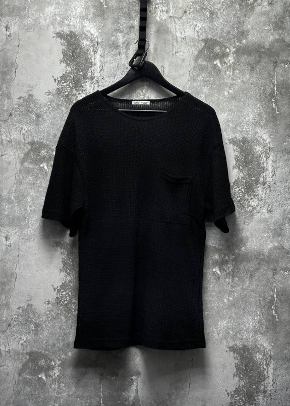 Футболка вільного крою сітка чорна MFStore Изображение Футболка вільного крою сітка чорна MFStore