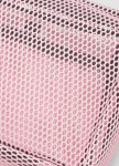 Изображение Прозрачная розовая сумка на пояс бананка квадратной формы