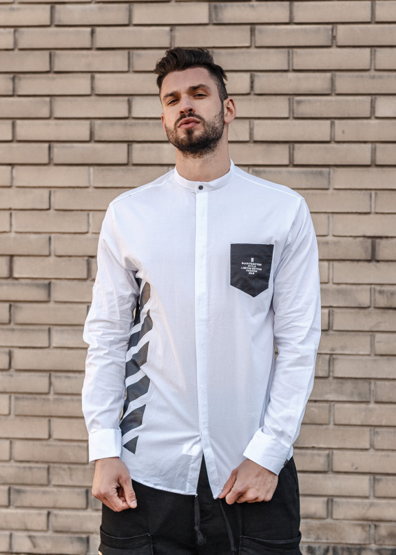 Рубашка с вставками Mfstore Изображение Рубашка с вставками Mfstore