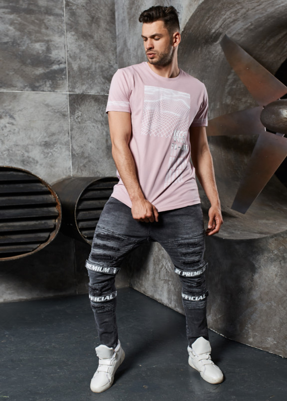 Футболка с 3D принтом розовая MFStore Изображение Футболка с 3D принтом розовая MFStore