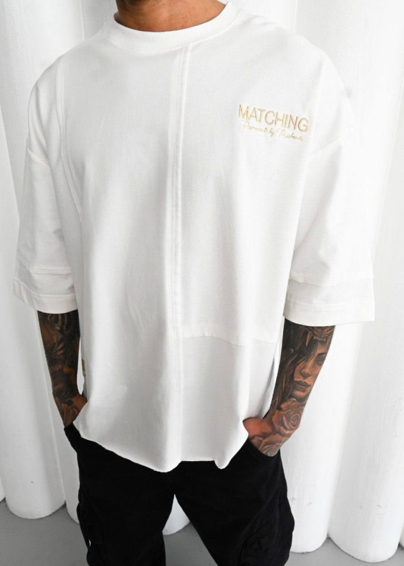 Футболка оверсайз дизайнерська limited біла MFStore Изображение Футболка оверсайз дизайнерська limited біла MFStore