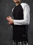Изображение Лонгслив мужской черно-белый Шазам Tur streetwear