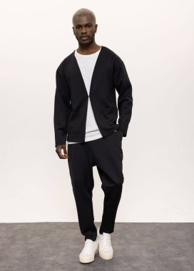 Стильний чоловічий костюм чорний MFStore Изображение Стильний чоловічий костюм чорний MFStore