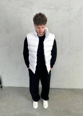 Жилетка біла з боковими карманами MFStore Изображение Жилетка біла з боковими карманами MFStore