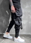 Джоггери чоловічі з накладними кишенями та лампасами Mfstore Изображение Джоггери чоловічі з накладними кишенями та лампасами Mfstore