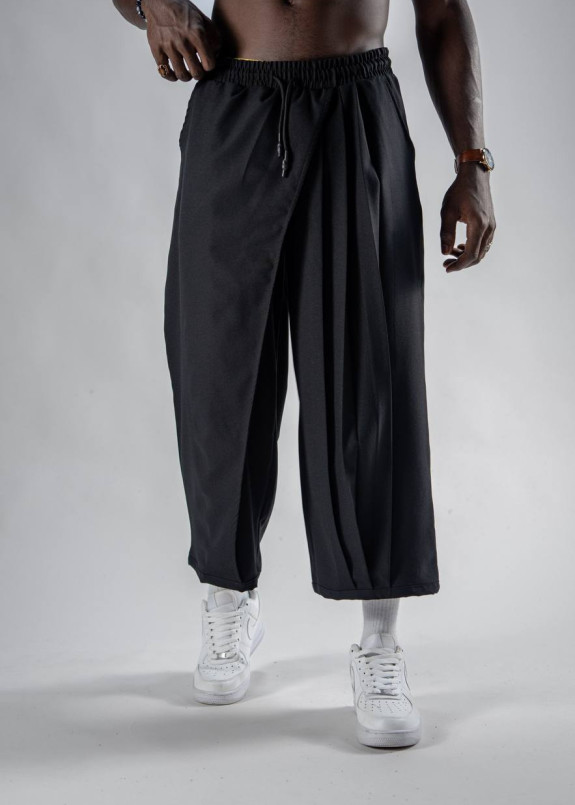 Штани вільного крою дизайнерські чорні MFStore Изображение Штани вільного крою дизайнерські чорні MFStore