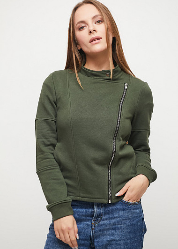 Женская трикотажная кофта-косуха Изображение Женская трикотажная кофта-косуха