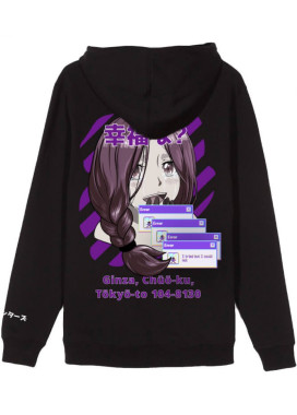 Худи женское А Теперь Ты Счастлив? Black Hood Изображение Худи женское А Теперь Ты Счастлив? Black Hood