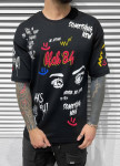 Футболка мужская оверсайз blck84 черная MFStore Изображение Футболка мужская оверсайз blck84 черная MFStore