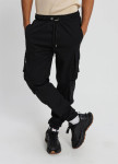 Изображение Штани карго чоловічі з накладними карманами чорні MFStore