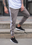 Мужские спортивные штаны серые с лампасами Рокки Tur streetwear Изображение Мужские спортивные штаны серые с лампасами Рокки Tur streetwear