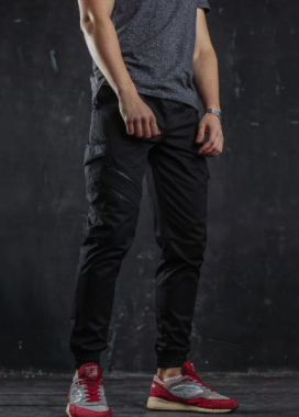 Брюки карго мужские черные Инк Изображение Брюки карго мужские черные Инк