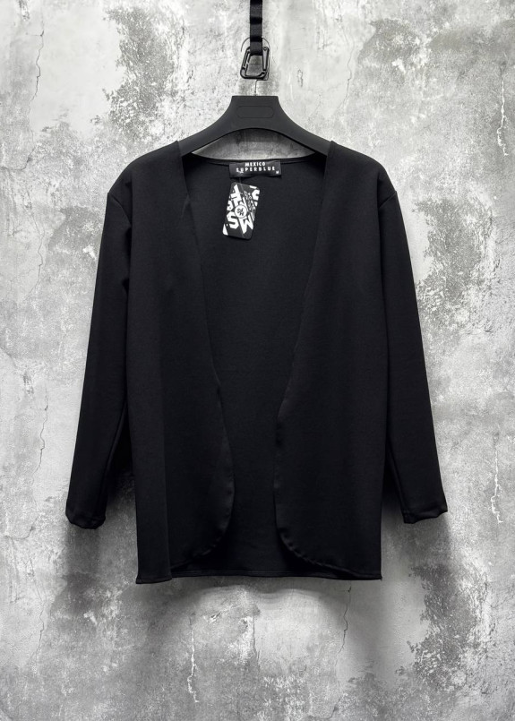 Кардиган чоловічий чорний базовий MFStore Изображение Кардиган чоловічий чорний базовий MFStore