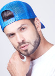 Кепка мужская сетка бело-синяя MFS Изображение Кепка мужская сетка бело-синяя MFS