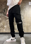 Изображение Джоггери карго чоловічі з накладними карманами і текстом MFStore