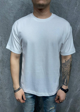 Футболка базовая с манжетами снизу на горле и на рукавах MFStore Изображение Футболка базовая с манжетами снизу на горле и на рукавах MFStore