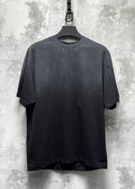 Футболка оверсайз із зірками градієнт чорна MFStore Изображение Футболка оверсайз із зірками градієнт чорна MFStore