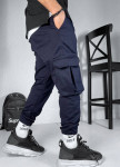 Джоггери карго чоловічі на манжетах сині MFStore Изображение Джоггери карго чоловічі на манжетах сині MFStore