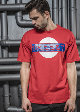 Футболка с кругом и иероглифами Mfstore Изображение Футболка с кругом и иероглифами Mfstore