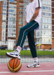Изображение Легкие спортивные штаны мужские темно-зеленые Кейдж Tur streetwear