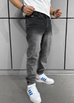 Чоловічі джинси прямі градієнтні сірі MFStore Изображение Чоловічі джинси прямі градієнтні сірі MFStore