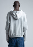 Худі оверсайз з подвійним рукавом виварене світло-сіре MFStore Изображение Худі оверсайз з подвійним рукавом виварене світло-сіре MFStore