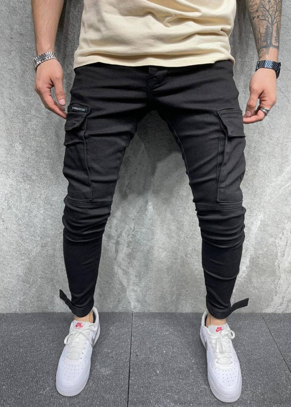 Штани чоловічі з затяжками та кишенями MFStore Изображение Штани чоловічі з затяжками та кишенями MFStore