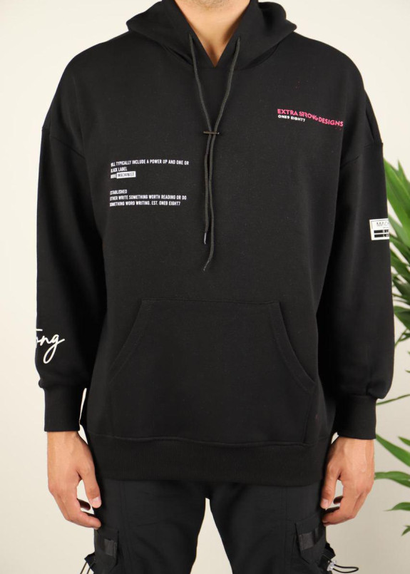 Худи с принтом EXTRA MfStore Изображение Худи с принтом EXTRA MfStore