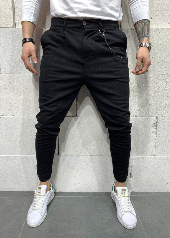 Брюки зауженные с цепочкой MFStore Изображение Брюки зауженные с цепочкой MFStore