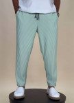 Штани вільного крою звужені ментол в смужку MFStore Изображение Штани вільного крою звужені ментол в смужку MFStore