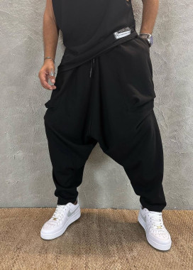 Штани вільного крою галіфе чорні MFStore Изображение Штани вільного крою галіфе чорні MFStore