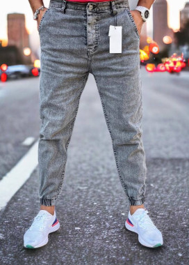 Джогери під пояс на манжетах темно-сірі MFStore Изображение Джогери під пояс на манжетах темно-сірі MFStore