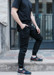 Изображение Черные карго штаны Мэд Макс с манжетами Tur streetwear