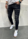 Мужские джинсы скинни с молниями Изображение Мужские джинсы скинни с молниями