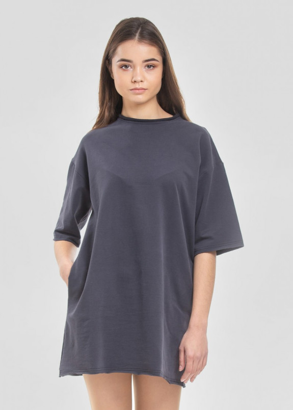 Платье с принтом на спине Street style Изображение Платье с принтом на спине Street style