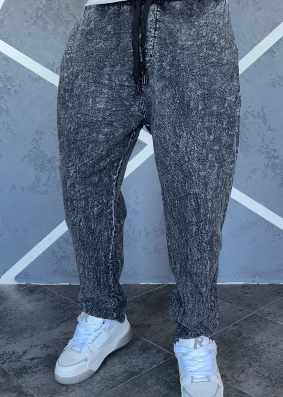 Стильні чоловічі брюки-галіфе виварені сірі MFStore Изображение Стильні чоловічі брюки-галіфе виварені сірі MFStore