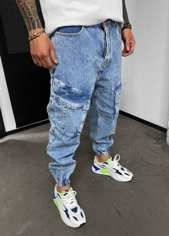 Джинсы широкие с накладными карманами MFStore Изображение Джинсы широкие с накладными карманами MFStore