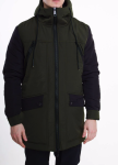 Изображение Зимняя куртка парка мужская хаки водоотталкивающая Гризли