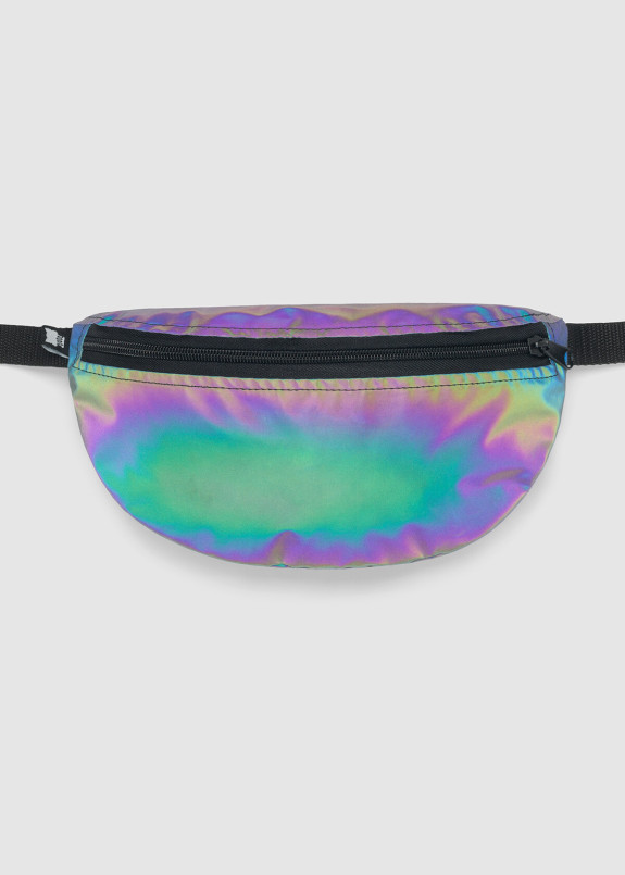 Блестящая рефлективная бананка на одно отделение Radio Cat Изображение Блестящая рефлективная бананка на одно отделение Radio Cat