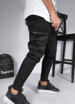 Джоггери карго чоловічі зі стропами чорні MFStore Изображение Джоггери карго чоловічі зі стропами чорні MFStore
