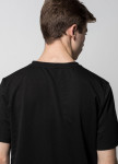 Изображение Футболка мужская черная удлиненная модель Ronin Tur streetwear