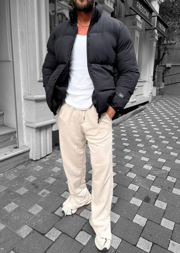 Куртка чоловіча оверсайз чорна дута MFStore Изображение Куртка чоловіча оверсайз чорна дута MFStore