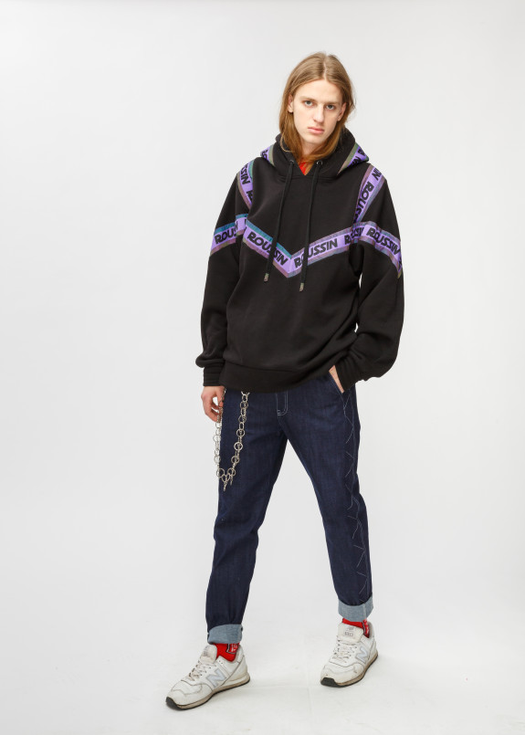 Худи со светоотражающей вставкой Roussin Изображение Худи со светоотражающей вставкой Roussin