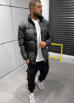 Изображение Куртка мужская с врезными карманами черная MFStore