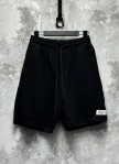 Стильні шорти вільного крою з нашивкою чорні MFStore Изображение Стильні шорти вільного крою з нашивкою чорні MFStore