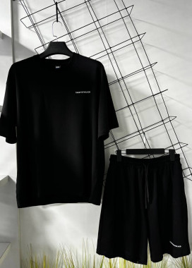 Костюм оверсайз літній чорний MFStore Изображение Костюм оверсайз літній чорний MFStore